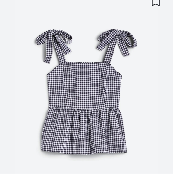 Black & White Gingham Tank - Picture 2 of 4